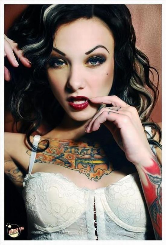 Compilation of Girls with Tattoos. Part 2 (33 pics)