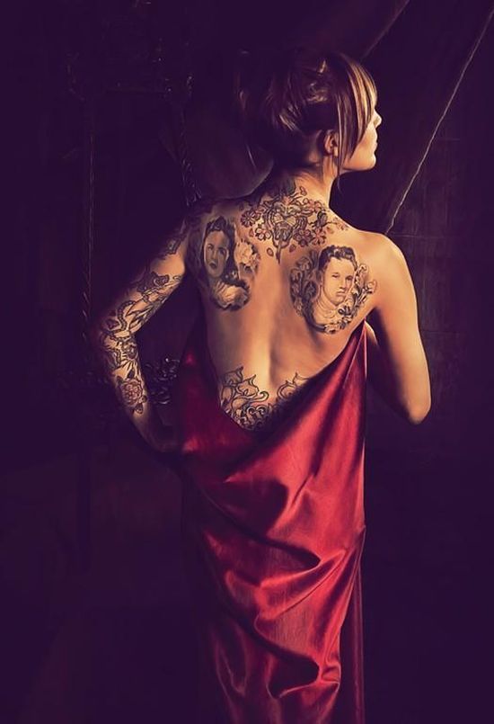 Compilation of Girls with Tattoos. Part 2 (33 pics)