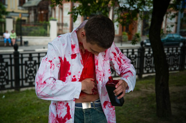 Zombie Walk in Moscow (84 pics)