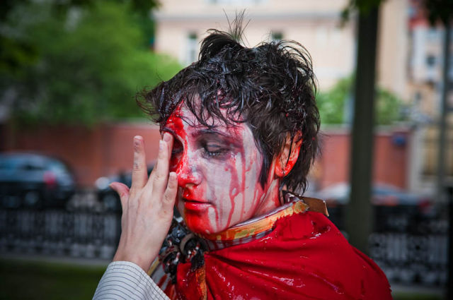 Zombie Walk in Moscow (84 pics)