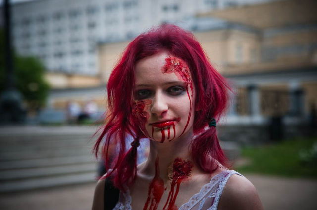 Zombie Walk in Moscow (84 pics)