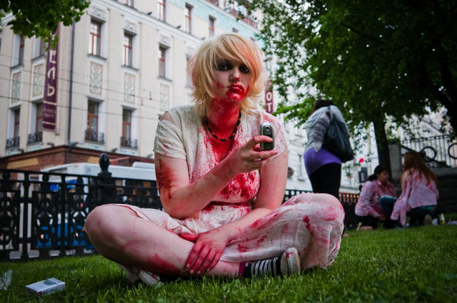 Zombie Walk in Moscow (84 pics)