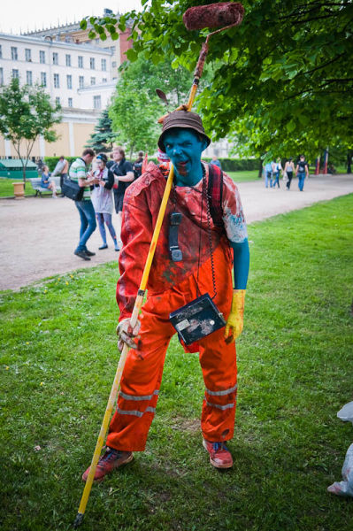 Zombie Walk in Moscow (84 pics)