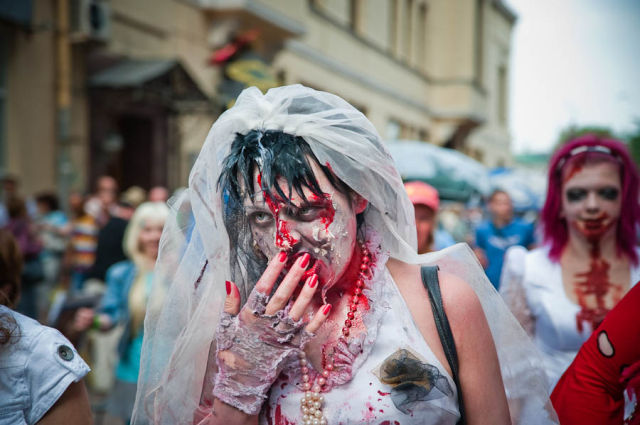 Zombie Walk in Moscow (84 pics)