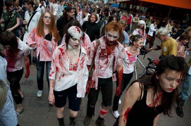 Zombie Walk in Moscow (84 pics)