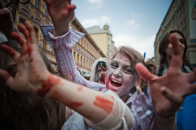 Zombie Walk in Moscow (84 pics)
