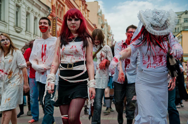 Zombie Walk in Moscow (84 pics)
