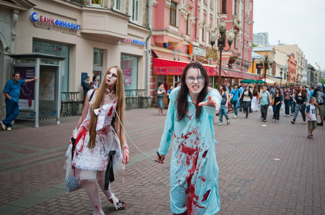 Zombie Walk in Moscow (84 pics)