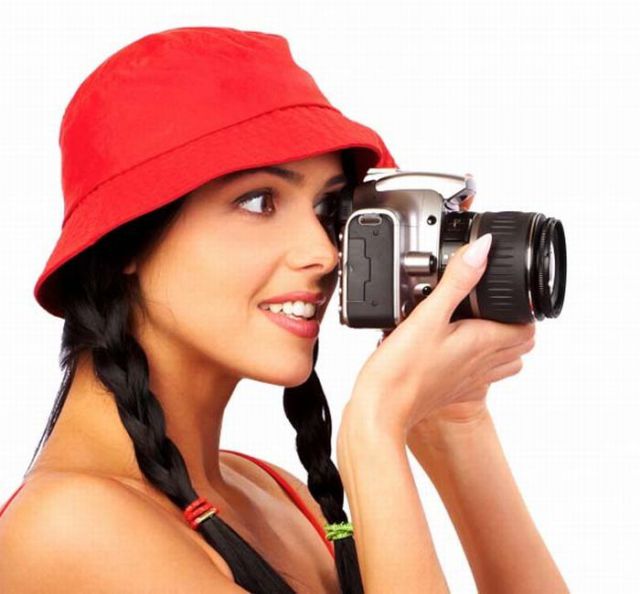 Cute Female Photographers Being photographed