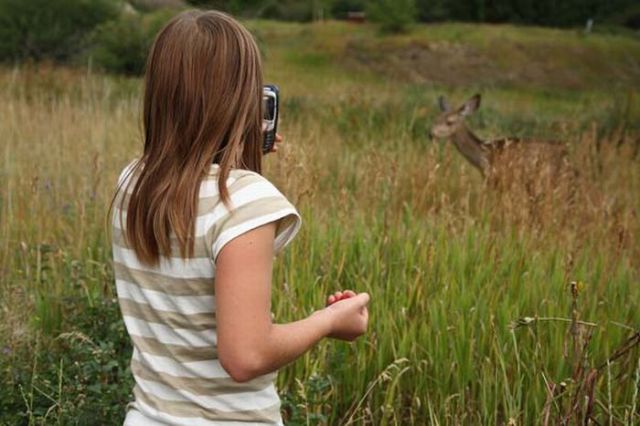 Cute Female Photographers Being photographed