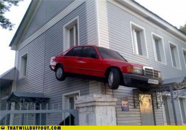Cars in Hilarious and Weird Situations (83 pics)