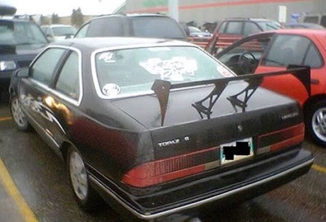 Ridiculous Car Spoilers (15 pics)