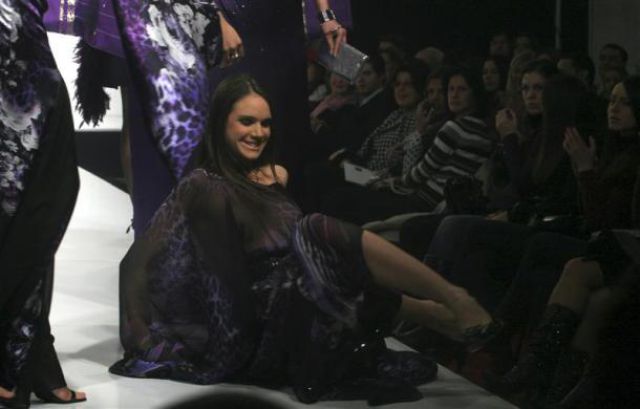 Embarrassing Shots of Models Falling