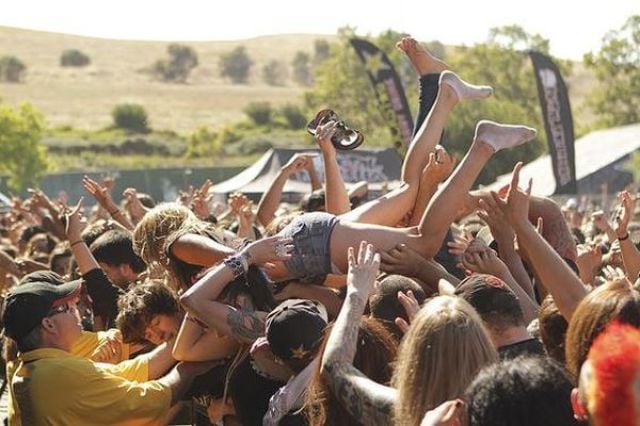 Girls from Rockstar Mayhem Festival 2011