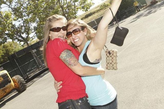 Girls from Rockstar Mayhem Festival 2011