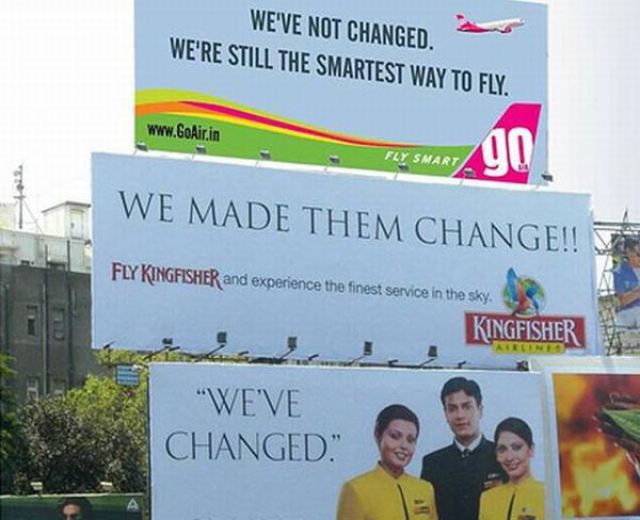 Advertisements in Bad Places