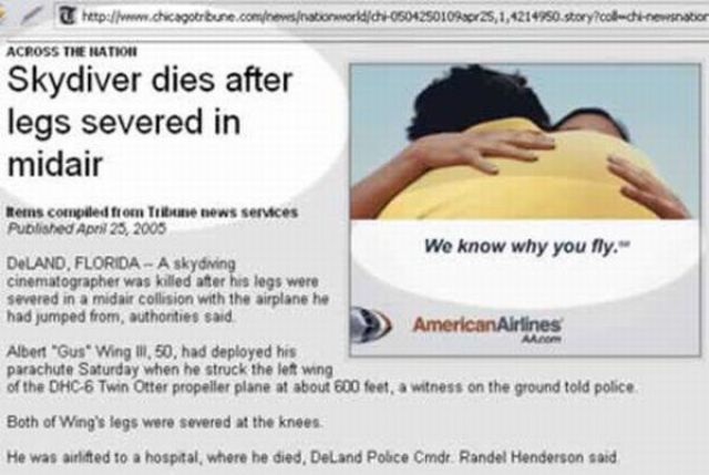 Advertisements in Bad Places