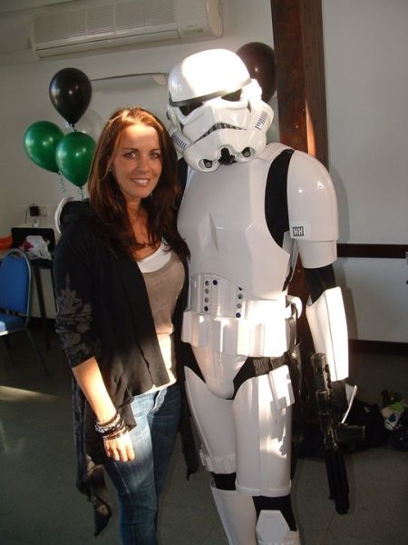 Sexy Girls Posing With Stormtroopers