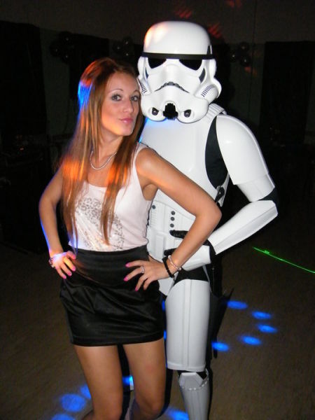 Sexy Girls Posing With Stormtroopers