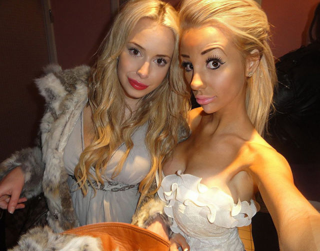 Swedish Blonde Had a Dozen Plastic Surgeries