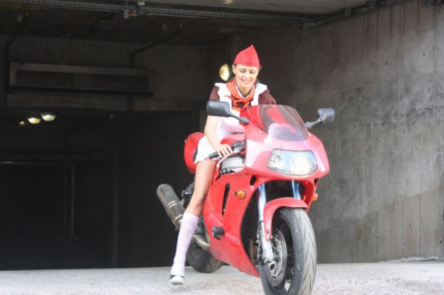 Emma, a Motorcycle Chick