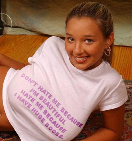 Babes in Hilarious Shirts