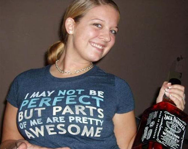 Babes in Hilarious Shirts