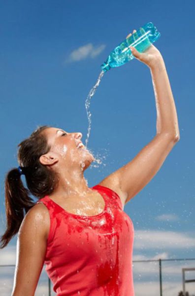 Girls Failing to Drink Water