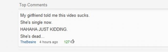 Really Funny YouTube Comments. Part 2