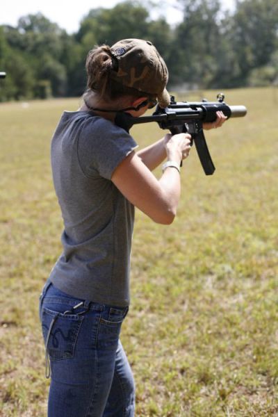 Cute Girls and Guns Go Well Together
