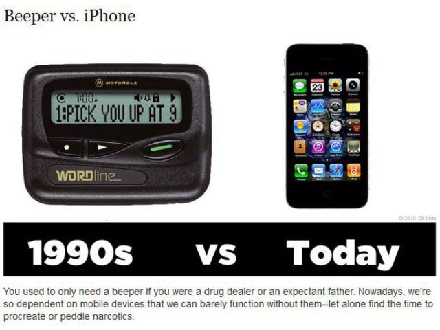 Cool Things in 90s vs. Cool Things Today