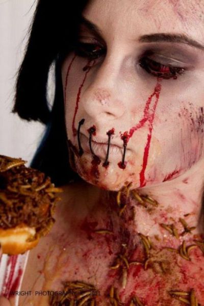 Weird “Glamorous Gore” Make-Up