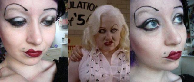 Weird “Glamorous Gore” Make-Up