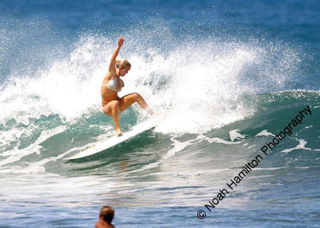 Awesome One-Armed Surfer