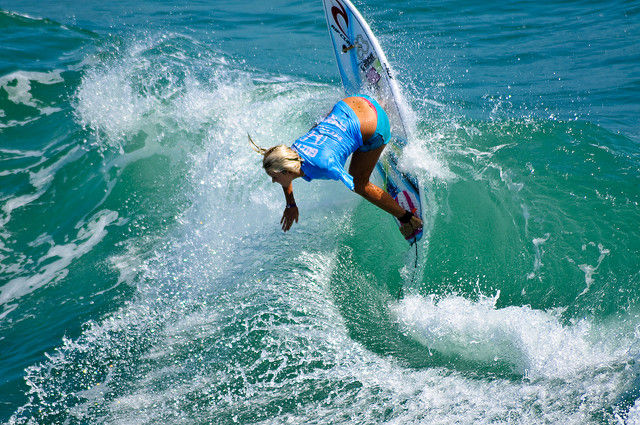 Awesome One-Armed Surfer