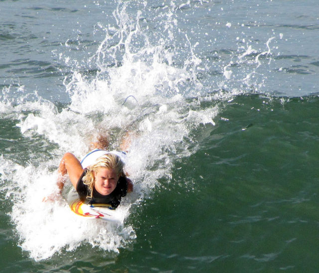 Awesome One-Armed Surfer