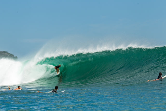 Awesome One-Armed Surfer