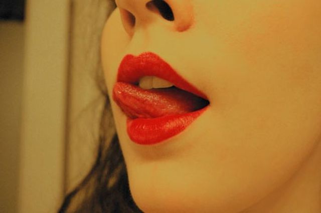 Charming Girls with Beautiful Lips