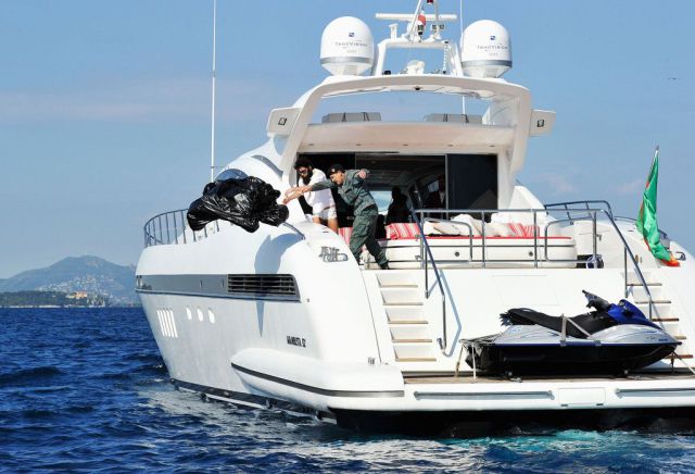 Yacht Adventure of Sacha Baron Cohen and Elisabetta Canalis