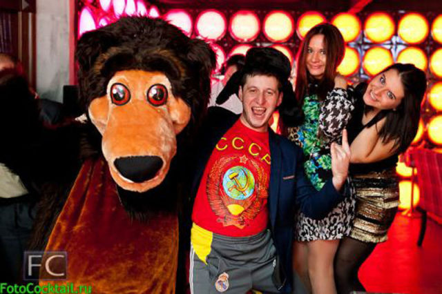 Cute Russian Club Girls Seem to Love Creepy Guys. Part 3