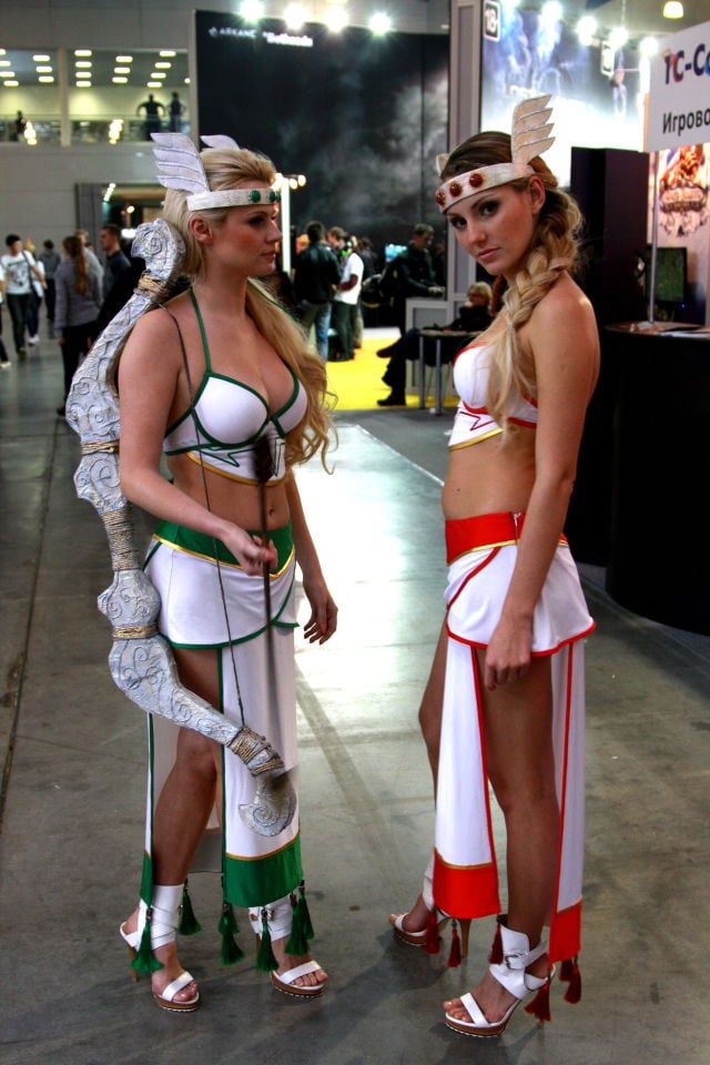 Girls from IgroMir 2012