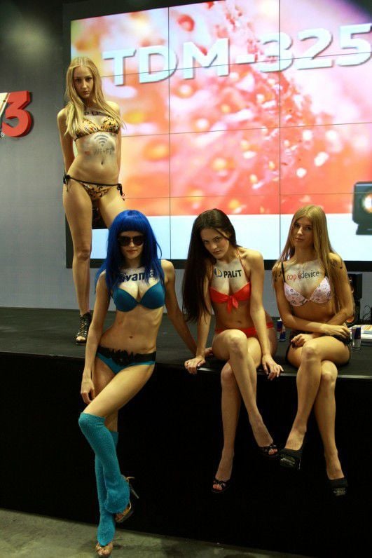 Girls from IgroMir 2012