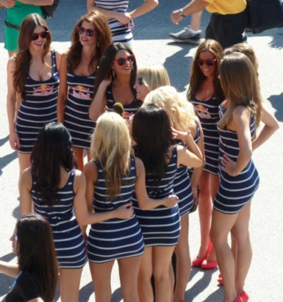 Ravishing Redbull Track Girls