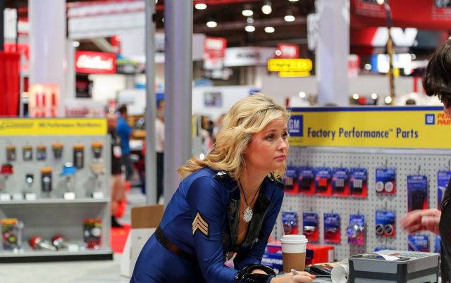 SEMA 2012 Show Girls