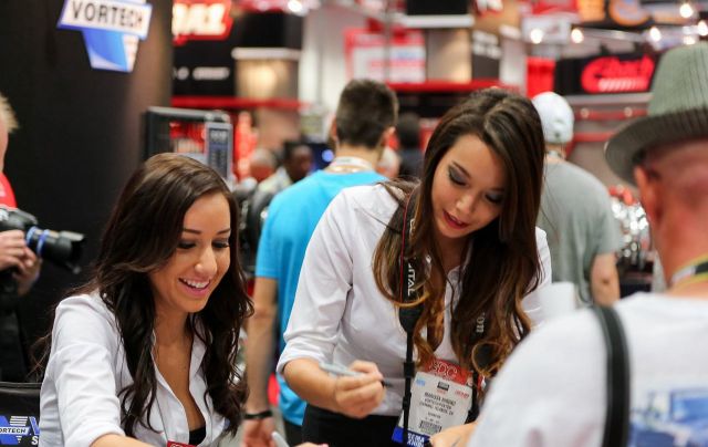 SEMA 2012 Show Girls