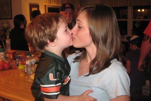 As the Pics Show, Boob Fascination Starts Early!