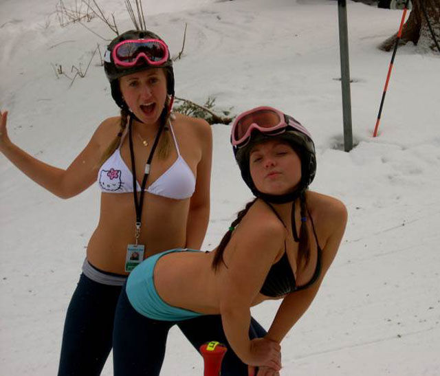 Keep Warm on the Slopes With These Ski Girls