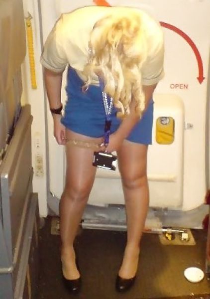 Stewardesses Show off Their Fun Side