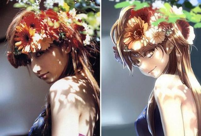 Anime Replicas of Real Life Girls