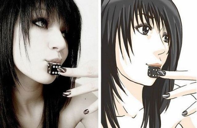 Anime Replicas of Real Life Girls